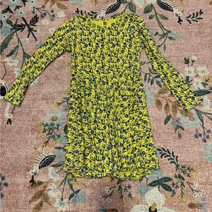 Tea Collection Yellow and Blue Kids Casual Dress